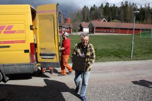 Skivorna landar hemma hos Bert